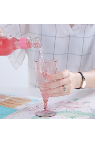 Mavi Seyahat Şampanya Bardakları İçecek Kokteyli Saklama Şişesi