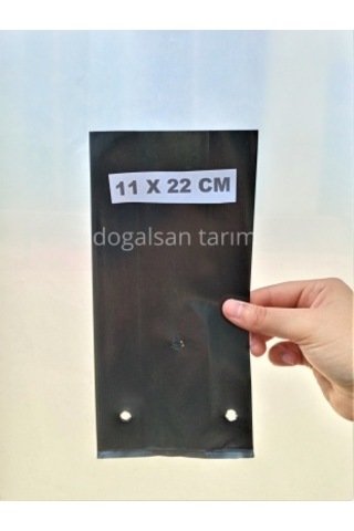 Fidan Poşeti 11x22 cm 40 Adet Fidan Torbası Fide Poşeti Fide Torbası Fide Tüpü Fide Yetiştirme