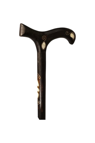 Nusnus Ve Telkari İşlemeli İnce Baston No1 92 CM
