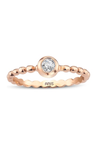 Ariş 0.13 Karat Pırlanta Trend Tektaş Yüzük