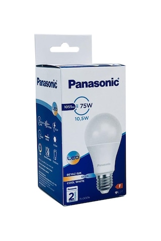 Panasonic 10,5w 75w Led Ampul 6500k - Beyaz Işık E27