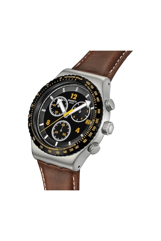 Swatch Yvs530 Erkek Kol Saati Metalik Gri