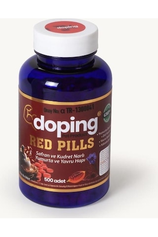 Doping Red Pılls Safran Ve Kudret Narlı Yumurta Ve Yavru Hapı 500 Adet Doping Red Pılls Safran Ve Kudret Narlı Yumurta Ve Yavru Hapı 500 Adet