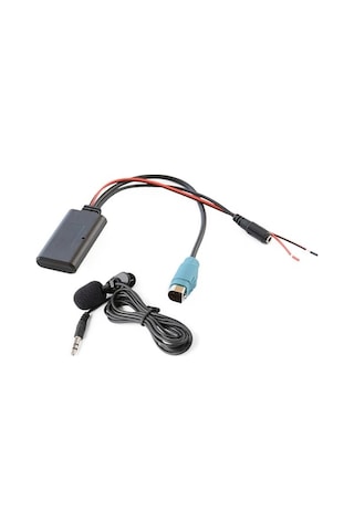 Novahub Alpine Kce-236b 9870/9872 İçin Aux Bluetooth Ses Kablosu + Mıcrofon, Kablosuz Müzik