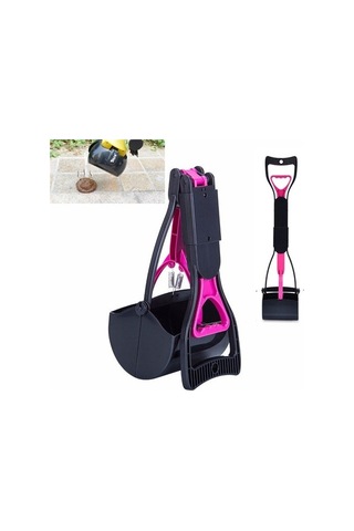 Uzun Saplı Evcil Hayvan Tuvalet Seçici Köpek Katlanabilir Tuvalet Bhk66n