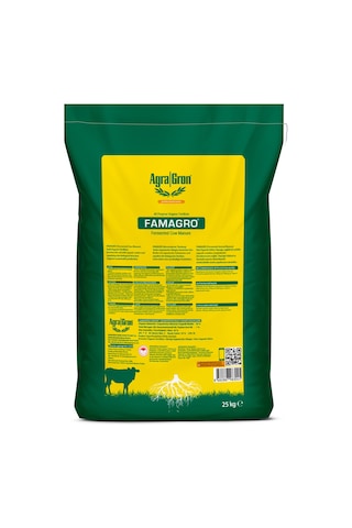 Agragron Famagro Organik Gübre 25 KG Toz Form