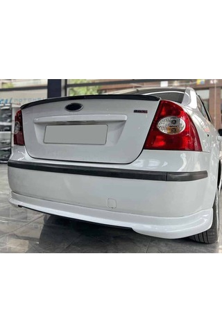 Ford Focus 2 Sedan Arka Ek Difüzör Siyah Plastik 2004 2005 2006 2007 2008 Arka-difizör-bodykit-ek