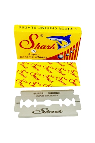 Iha Kalem Kantaşı 5 Adet Shark Chrome Jilet 5'li Kutu Kanama Durdurucu Kan Taşı