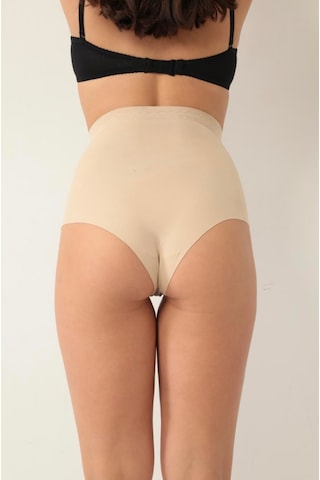 Daniella Lazer Kesim Toparlayıcı Beli Silikonlu String Slip Külot Ten