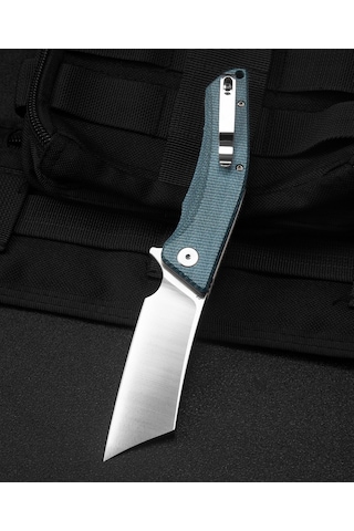 Bestech Cubis Micarta Sap D2 Çelik Kamp Çakı Bg42c Açık Gri