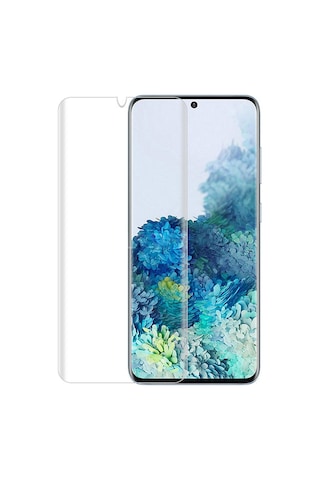 Samsung Uyumlu Galaxy S21 Plus Full Ekran Koruyucu Curved 3D Pet Film
