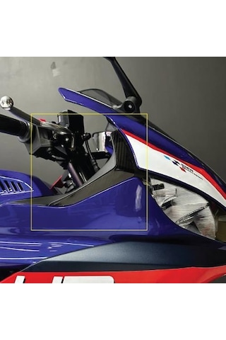 Yamaha Yzf-r3 2023-2024 Far Yanı Karbon Sticker Etiket Modeli