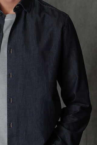 Lufian Danor Erkek Smart Gömlek Slim Fit Koyu Mavi 111010602100310 Koyu Mavi