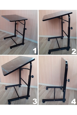 Depolife Akrobat Bilgisayar Notebook Sehpası Yükseklik Ayarlı Siyah