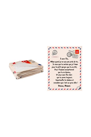 Homyl Battaniye Harf Baskılı Yorganlar Flanel Stil-2-150x200cm Stil 2 150x200cm Çok Renkli