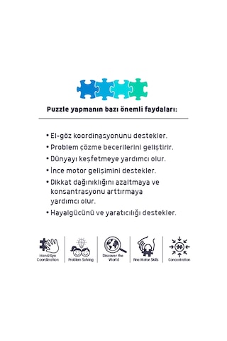 Focus Games Neşeli Çiftlik Puzzle 50 Parça Standart R1k57bf38223n1