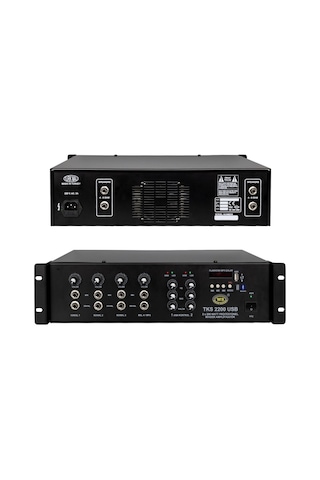 Westsound Tks-2200 Usb 2x 200 Watt 4 Kanal Stereo Mıxer Anfi