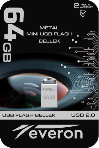Everon 64gb Metal Usb Mini Flash Bellek