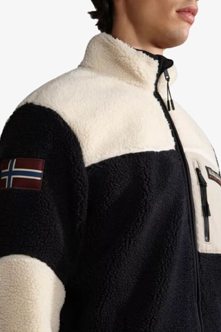 Napapijri Yupık Fz 3 Erkek Ceket Np0a4gntma91 Siyah - Bej