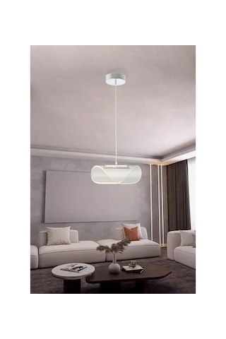 Eray Aydınlatma P8088-1 Kr Led Tekli Avize Beyaz 6500 K