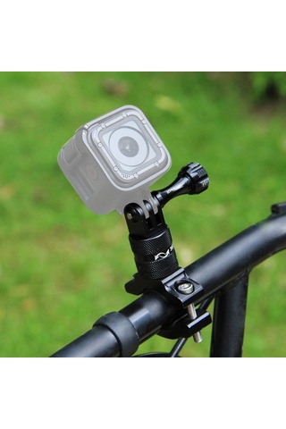 Fosenze Puluz Alüminyum Allyuminiyum Bisiklet Tutucu 360 Derece Döner, Gopro Hero 11/10/9/8, Dragon Touch, Akaso, Sjcam Kamera İçin Uyumlu, Vidalı Montaj, Siyah