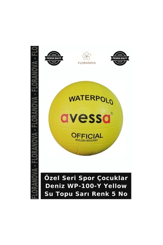 Özel Seri Spor Çocuklar Deniz Wp-100-y Yellow Su Topu Sarı Renk 5 No