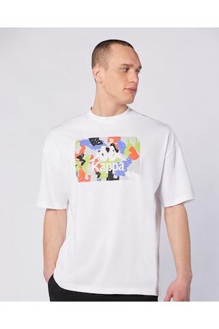 Kappa Tarsty Tee Erkek Beyaz Comfort Tişört