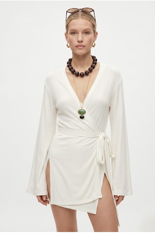 Ritnice Kadın Briana Ultra Soft Ekru Kimono