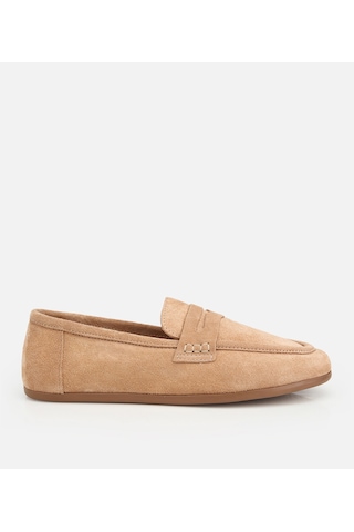 Hotiç Kadın Süet Deri Pudra Yumuşak Dokulu Klasik Loafer 01ayh322270a700 01ayh322270a700 Bej