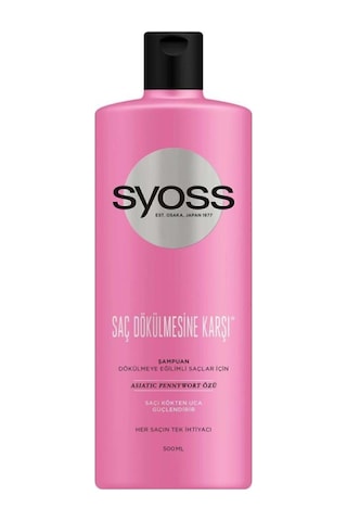 Syoss Saç Dökülmesine Karşı Şampuan 500 Ml X 3 Adet