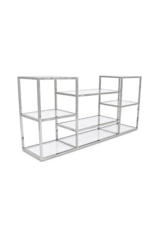 Janet Paslanmaz Metal Dresuar Gümüş