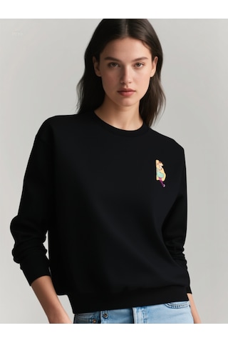 Ogc Marco & Star Kombin Sweatshirt Siyah