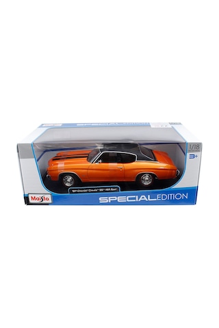 Maisto 1/18 1971 Model Chevrolet Chevelle Ss 454 Sport Turuncu