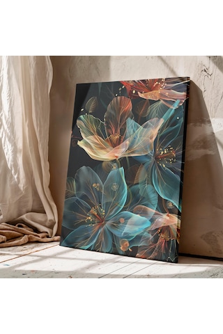 Şeffaf Zarafet Soyut Kanvas Tablo Nv00294