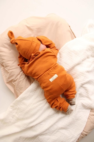 Oh Lala Koala Ahtapot Nakışlı 5li Uzun Kollu Yenidoğan Set Tarçın