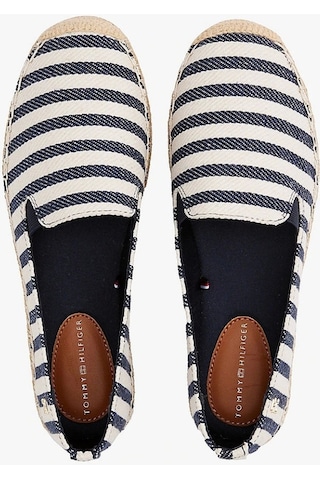 Tommy Hilfiger Kadın Mavi Çizgili Babet Çok Renkli