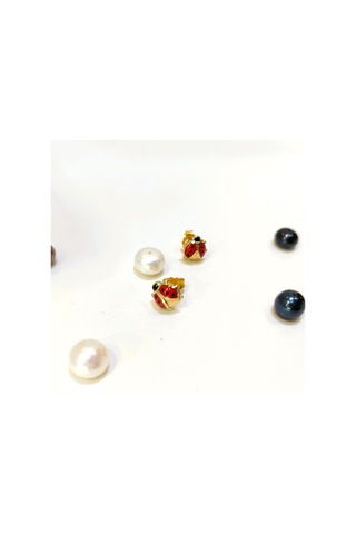 Altın Ürünler Uğur Böceği Visalı Küpe