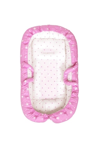Sevi Bebe 273 Anne Yanı Bebek Reflü Yatağı 40 x 67 CM Pembe