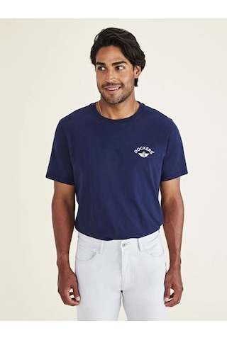 Dockers Graphıc Tee 1 Fan Tee Beautıful Black L Erkek Mavi T-shirt - A1103