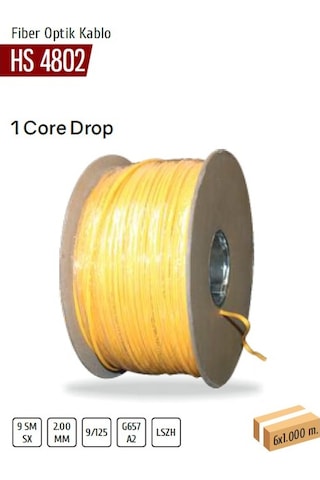 Fiber Optik Kablo, 1 Core Drop Hs 4802 100 Metre