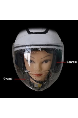Buğu Önleyici Motosiklet Kaskı Vizörü Su Geçirmez Dayanıklı Çok Renkli