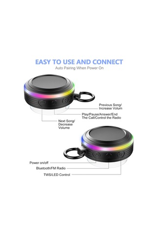 Singree Su Geçirmez Bluetooth Hoparlör - Ipx7, Fm Radyo, 15m Menzil, Taşınabilir