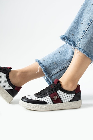 Dericia Shoes Bloom Hakiki Deri Günlük Rahat Kadın Sneaker Çok Renkli