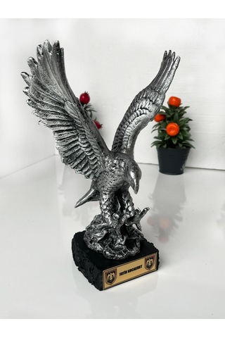 Türk Hava Kuvvetleri Askeri Kartal Hediyelik Ödül Figürü