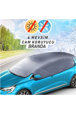 Dust Oto Güneş Ve Buzlanmadan Koruyucu Yarım Araba Brandası