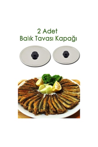 Çelik Balık Tavası Kapağı - 2 Adet 24 28 Cm Fma07284 Fma440274 Diğer
