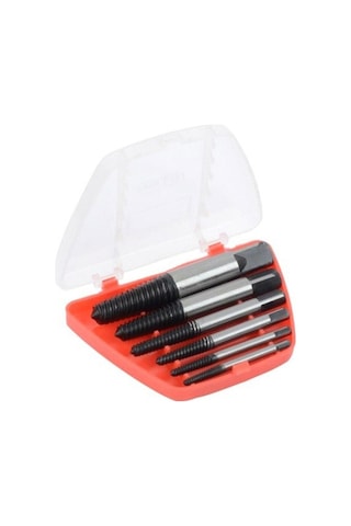 Black Yellow 6 Parça Ters Kılavuz Takımı Kırık Vida Sökme 3-22Mm