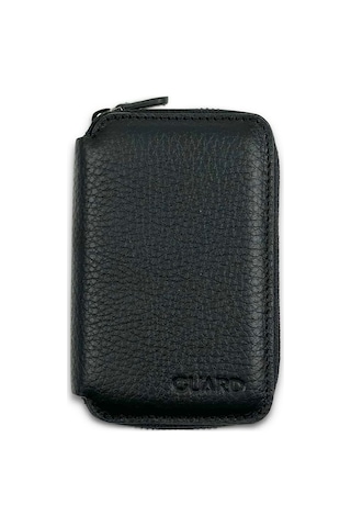 Guard 1384 El Portföyü Hakiki Deri Siyah Çok Renkli