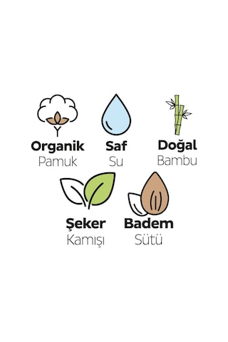 Sleepy Bio Natural Yenidoğan Islak Bebek Bakım Havlusu 24 x 40'lı 960 Yaprak