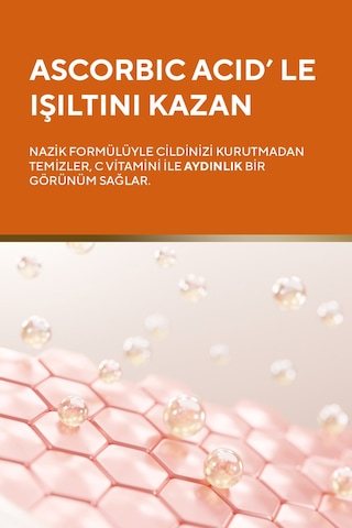 Ceelux Aydınlatıcı Etkili Vitamin C Duş Bakım Jeli Niacinamide ve Kojik Asit 400 ml